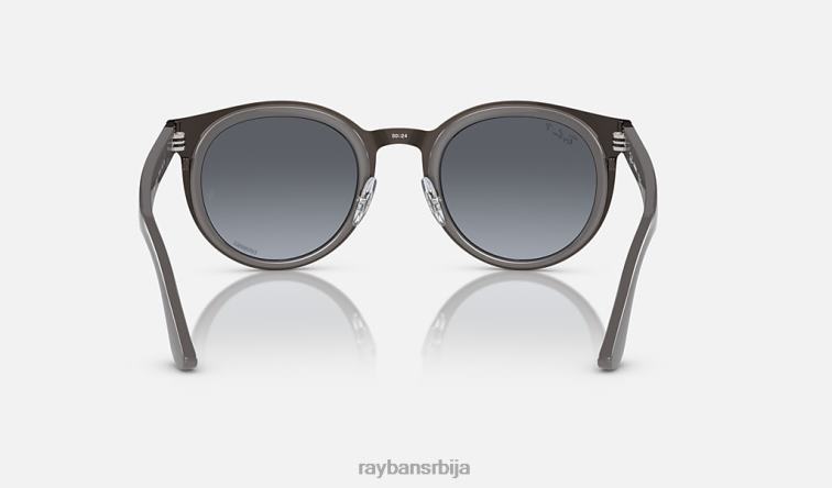 Ray-Ban бонние P0HP363 наочаре за сунце углачана сива на бакар/сива/плава мушкарци