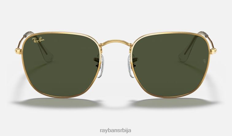 Ray-Ban искрен P0HP373 наочаре за сунце полирано златно/зелено мушкарци