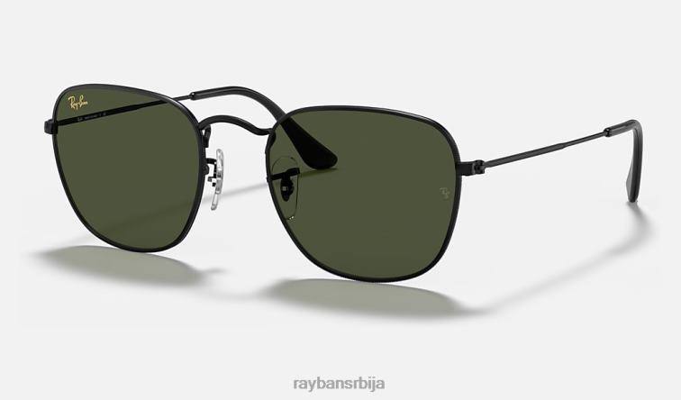 Ray-Ban искрен P0HP374 наочаре за сунце полирана црно/зелена мушкарци