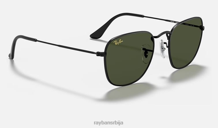 Ray-Ban искрен P0HP374 наочаре за сунце полирана црно/зелена мушкарци