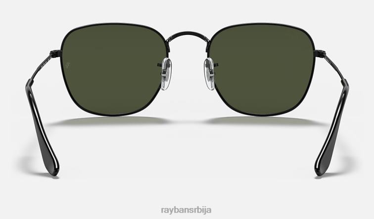 Ray-Ban искрен P0HP374 наочаре за сунце полирана црно/зелена мушкарци