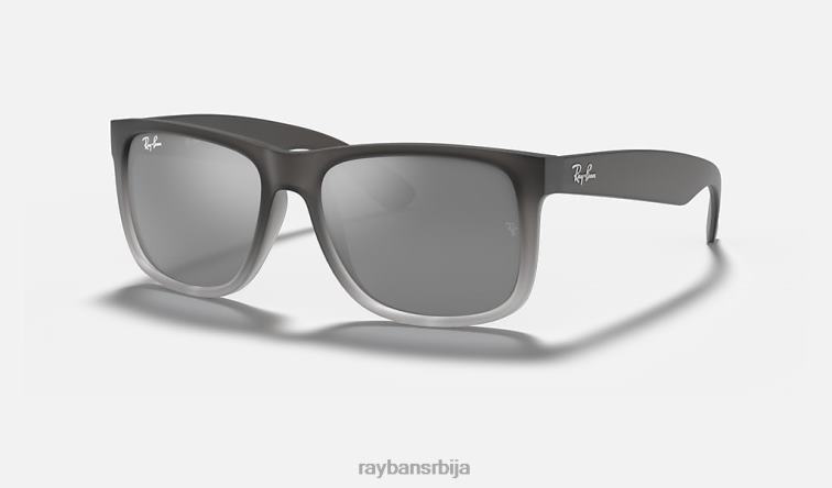 Ray-Ban Јустин Цлассиц P0HP38 наочаре за сунце мат сива/сребрна мушкарци