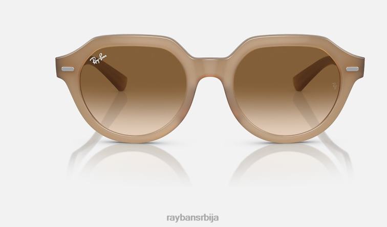 Ray-Ban гина P0HP384 наочаре за сунце углачана грлица/браон мушкарци