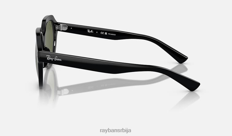 Ray-Ban гина P0HP385 наочаре за сунце полирана црно/зелена мушкарци