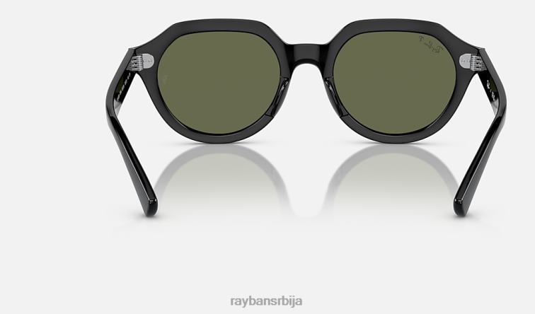 Ray-Ban гина P0HP385 наочаре за сунце полирана црно/зелена мушкарци
