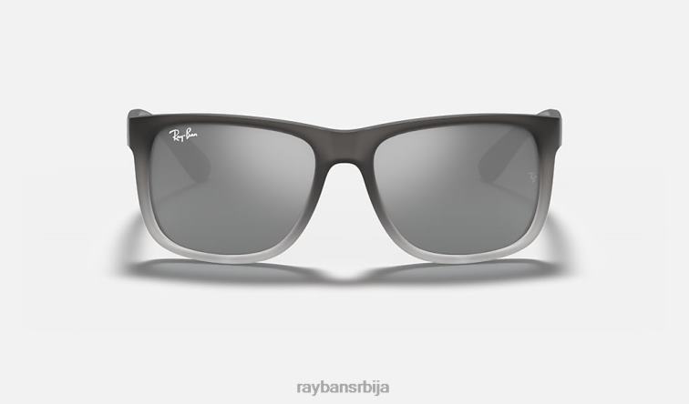 Ray-Ban Јустин Цлассиц P0HP38 наочаре за сунце мат сива/сребрна мушкарци