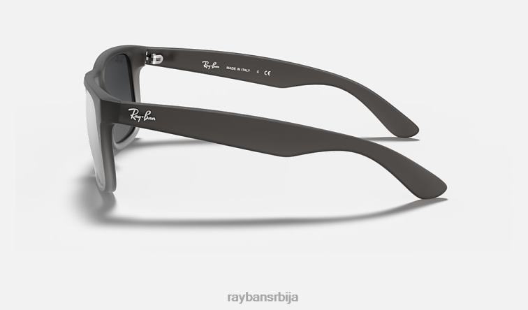 Ray-Ban Јустин Цлассиц P0HP38 наочаре за сунце мат сива/сребрна мушкарци