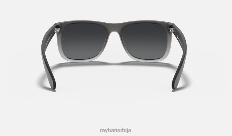 Ray-Ban Јустин Цлассиц P0HP38 наочаре за сунце мат сива/сребрна мушкарци