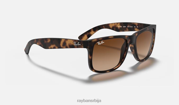 Ray-Ban Јустин Цлассиц P0HP39 наочаре за сунце мат хавана/тамно браон мушкарци