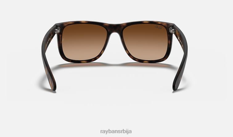 Ray-Ban Јустин Цлассиц P0HP39 наочаре за сунце мат хавана/тамно браон мушкарци