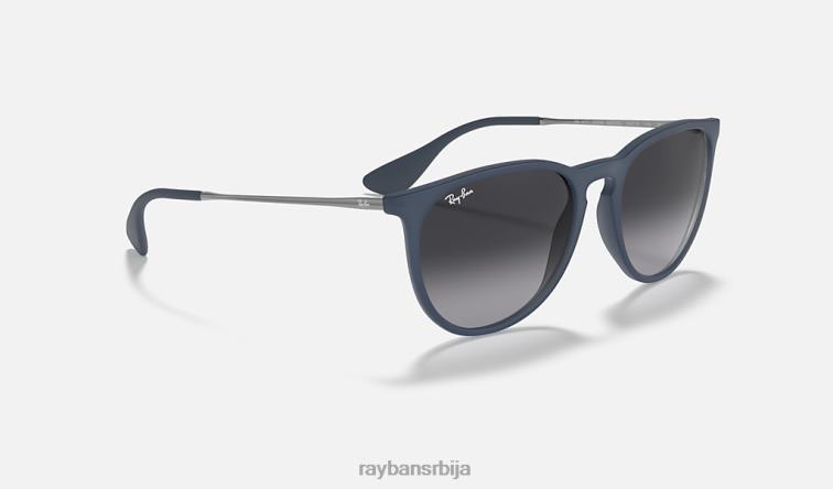 Ray-Ban ерика мешавина боја P0HP433 наочаре за сунце мат плава/сива мушкарци
