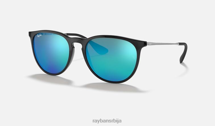 Ray-Ban ерика мешавина боја P0HP434 наочаре за сунце полирана црно/плава мушкарци