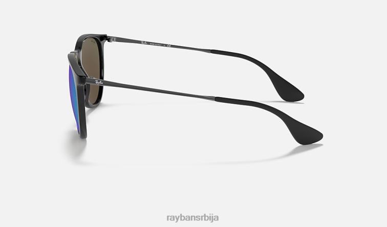 Ray-Ban ерика мешавина боја P0HP434 наочаре за сунце полирана црно/плава мушкарци