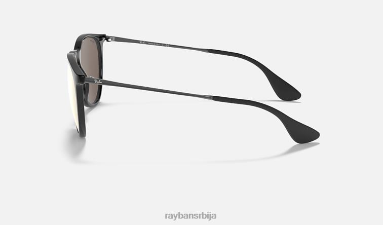 Ray-Ban ерика мешавина боја P0HP435 наочаре за сунце полирано црно/златно мушкарци