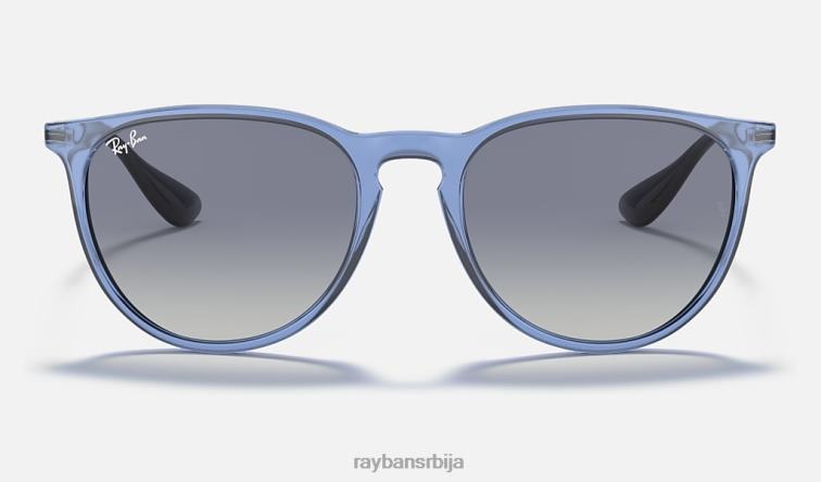 Ray-Ban ерика мешавина боја P0HP440 наочаре за сунце полирана провидна плава/плава мушкарци