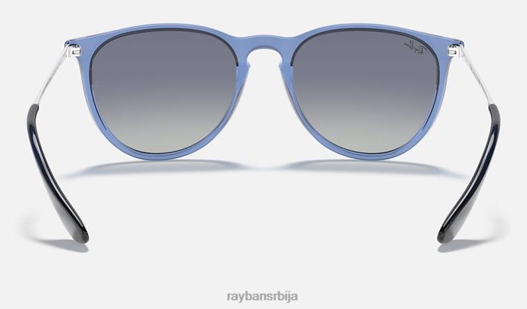 Ray-Ban ерика мешавина боја P0HP440 наочаре за сунце полирана провидна плава/плава мушкарци