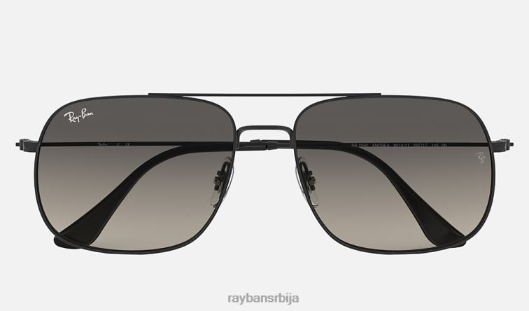 Ray-Ban андреа P0HP448 наочаре за сунце мат црна/сива мушкарци