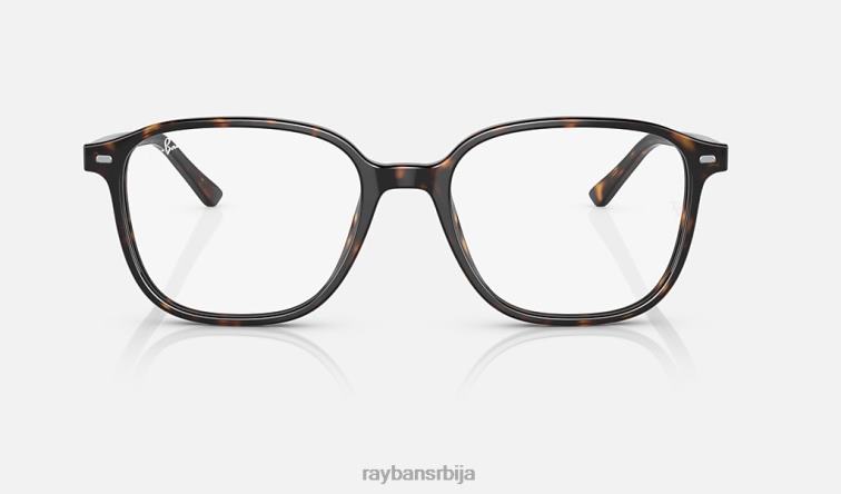 Ray-Ban леонард прелази P0HP478 наочаре за сунце углачана хавана/провидна/сива мушкарци