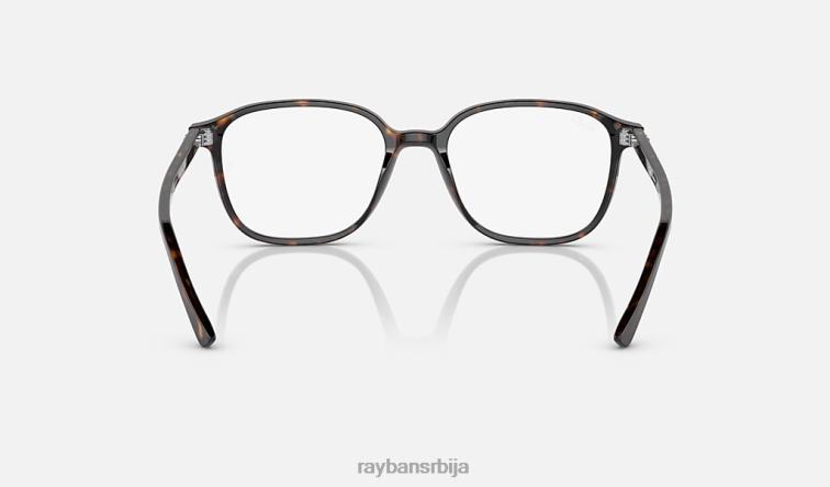 Ray-Ban леонард прелази P0HP478 наочаре за сунце углачана хавана/провидна/сива мушкарци