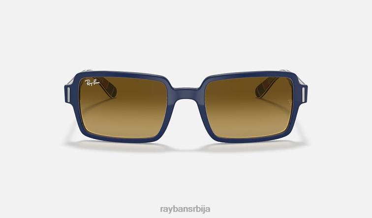 Ray-Ban бењи P0HP481 наочаре за сунце полирано плаво/браон мушкарци