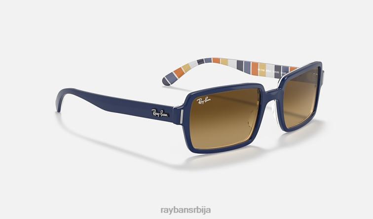Ray-Ban бењи P0HP481 наочаре за сунце полирано плаво/браон мушкарци