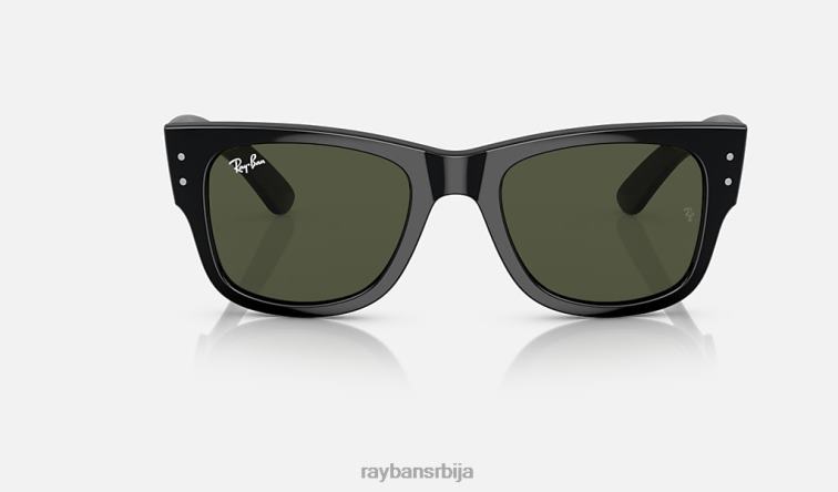 Ray-Ban мега путник P0HP48 наочаре за сунце полирана црно/зелена мушкарци