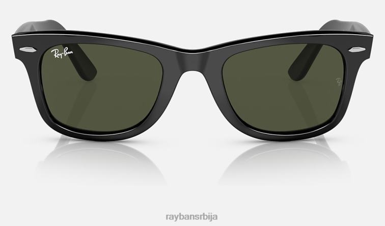 Ray-Ban оригинални ваифарер био-ацетат P0HP499 наочаре за сунце полирана црно/зелена мушкарци
