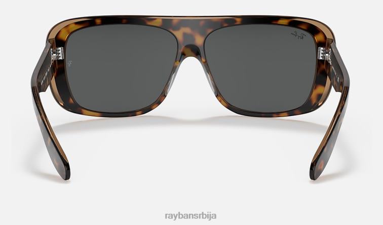 Ray-Ban блаир P0HP501 наочаре за сунце углачана хавана на провидној браон/тамно сивој мушкарци