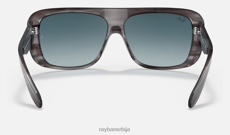 Ray-Ban блаир P0HP502 наочаре за сунце полирана сива/плава мушкарци