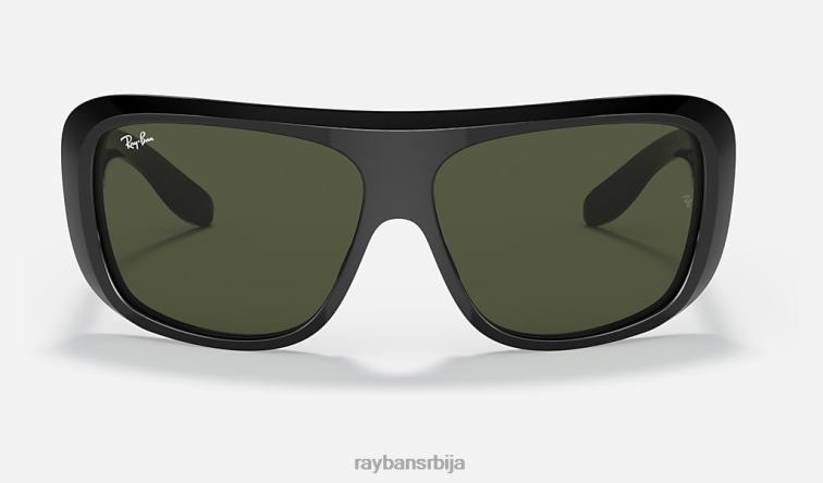 Ray-Ban блаир P0HP503 наочаре за сунце полирана црно/зелена мушкарци