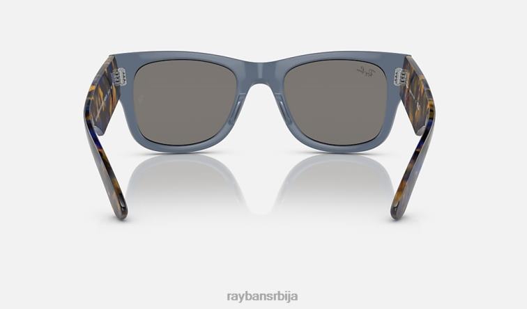 Ray-Ban мега путник P0HP50 наочаре за сунце полирани провидни тамноплави/плави мушкарци