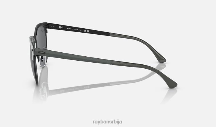 Ray-Ban цлубмастер метал P0HP515 наочаре за сунце полирана сива на црно/тамно сива мушкарци