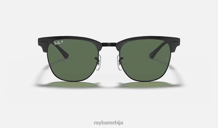 Ray-Ban цлубмастер метал P0HP516 наочаре за сунце мат црна/зелена мушкарци