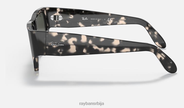 Ray-Ban номад флек P0HP518 наочаре за сунце полирана сива хавана/сива мушкарци