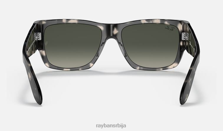 Ray-Ban номад флек P0HP518 наочаре за сунце полирана сива хавана/сива мушкарци