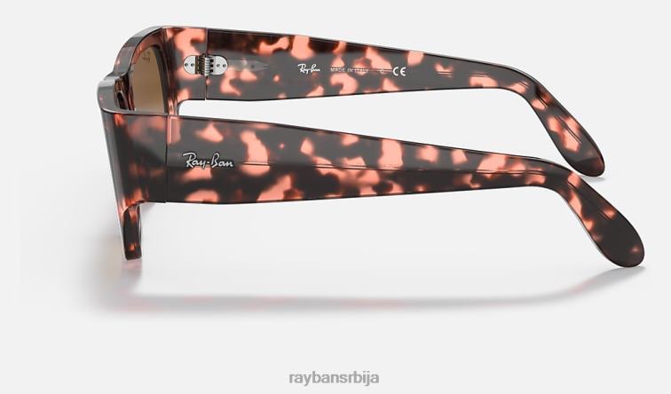 Ray-Ban номад флек P0HP520 наочаре за сунце полирана розе хавана/светло браон мушкарци