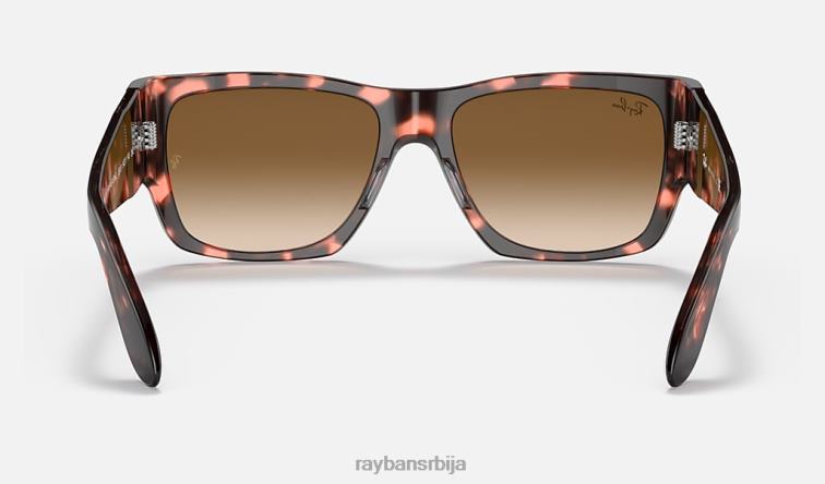 Ray-Ban номад флек P0HP520 наочаре за сунце полирана розе хавана/светло браон мушкарци