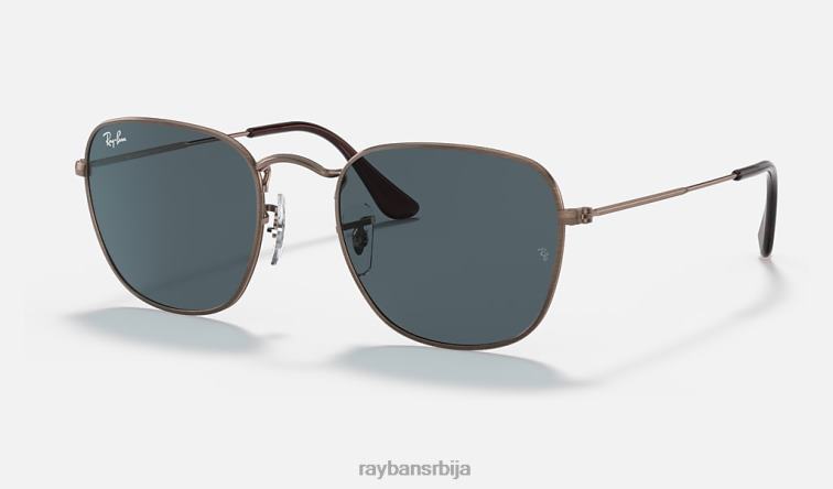 Ray-Ban Франк антикуед P0HP522 наочаре за сунце мат бронза бакар/плава мушкарци