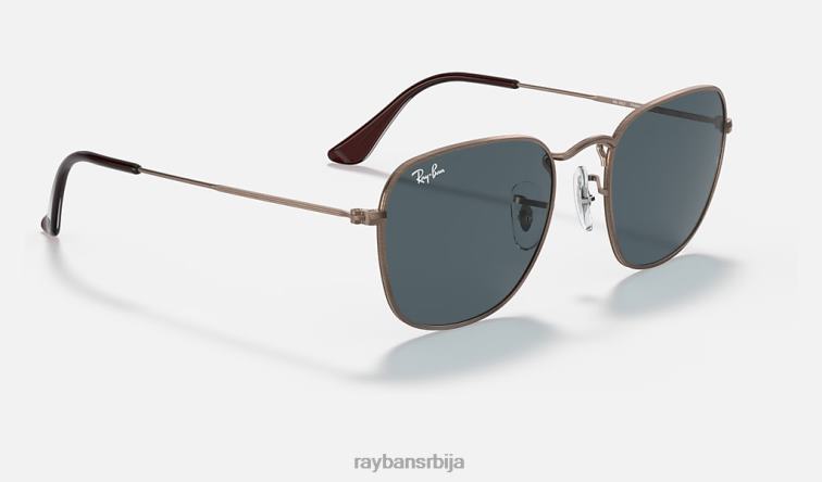 Ray-Ban Франк антикуед P0HP522 наочаре за сунце мат бронза бакар/плава мушкарци