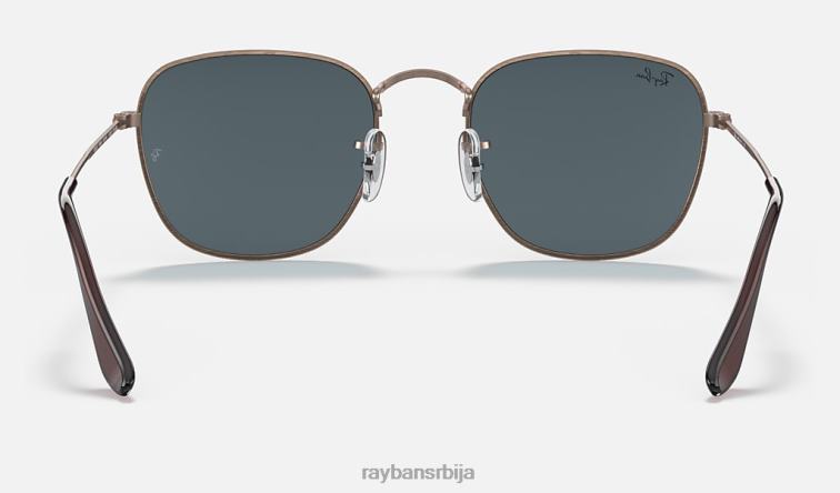 Ray-Ban Франк антикуед P0HP522 наочаре за сунце мат бронза бакар/плава мушкарци