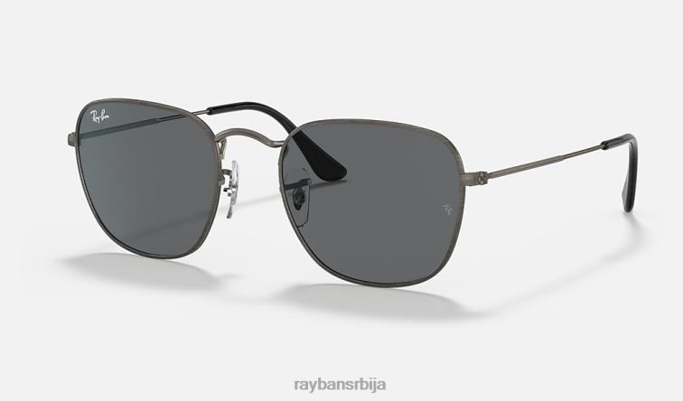 Ray-Ban Франк антикуед P0HP523 наочаре за сунце мат гунметал/тамно сива мушкарци