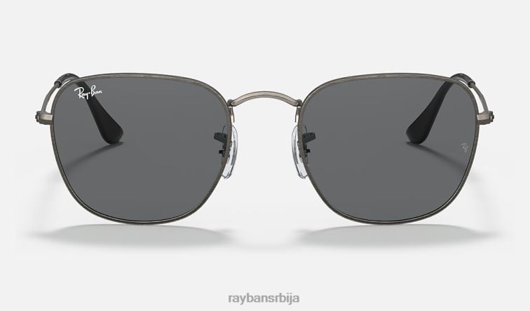 Ray-Ban Франк антикуед P0HP523 наочаре за сунце мат гунметал/тамно сива мушкарци