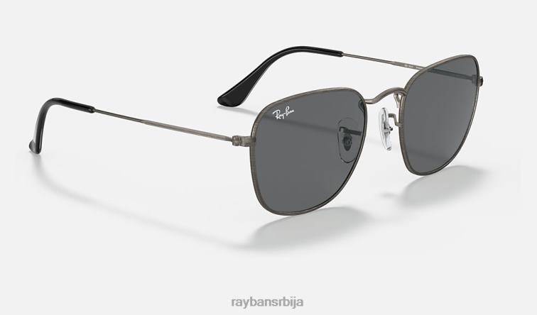 Ray-Ban Франк антикуед P0HP523 наочаре за сунце мат гунметал/тамно сива мушкарци