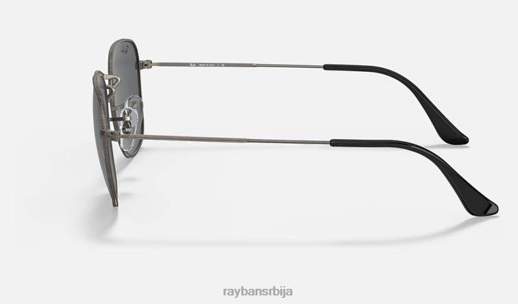 Ray-Ban Франк антикуед P0HP523 наочаре за сунце мат гунметал/тамно сива мушкарци