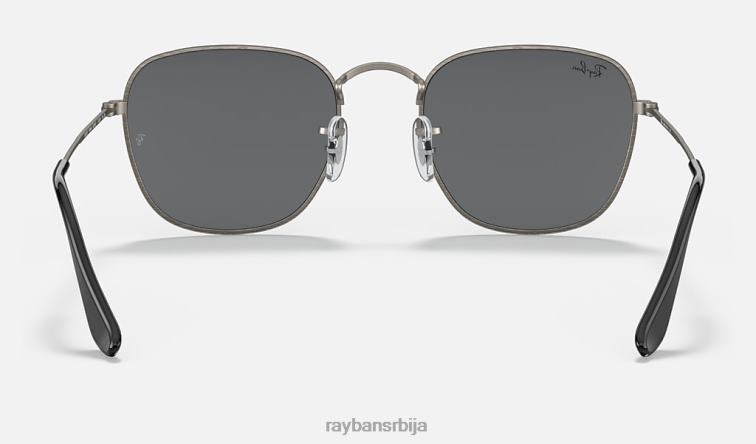 Ray-Ban Франк антикуед P0HP523 наочаре за сунце мат гунметал/тамно сива мушкарци