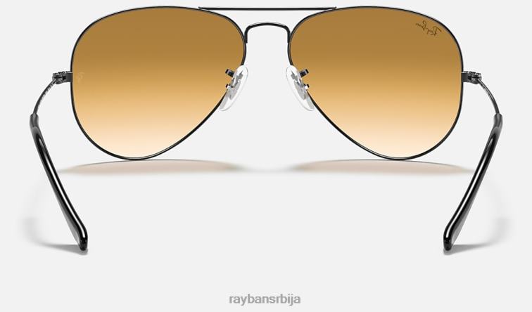 Ray-Ban авијатичар градијент P0HP532 наочаре за сунце углачан гунметал/светло браон мушкарци