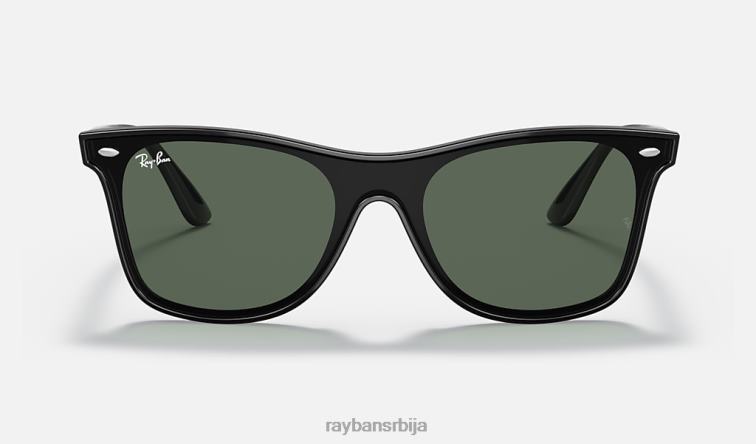 Ray-Ban блазе ваифарер P0HP544 наочаре за сунце полирана црно/зелена мушкарци