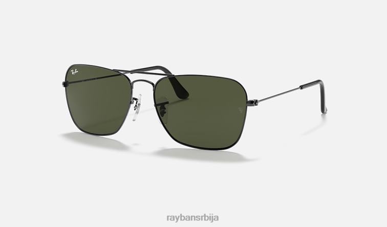 Ray-Ban караван P0HP545 наочаре за сунце углачан гунметал/зелено мушкарци