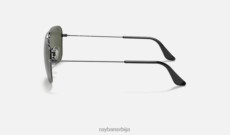 Ray-Ban караван P0HP545 наочаре за сунце углачан гунметал/зелено мушкарци