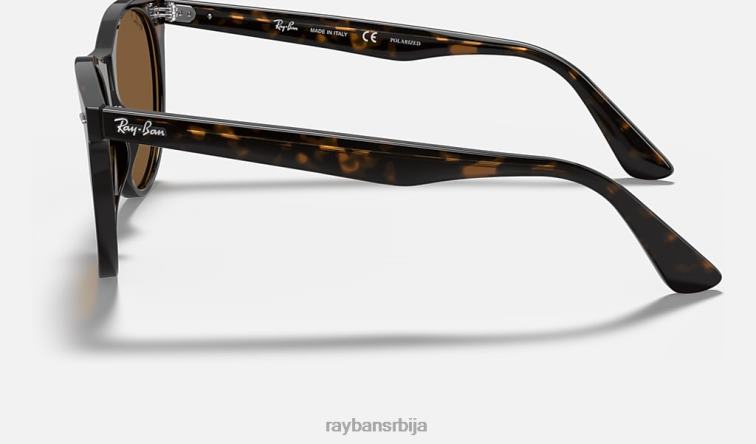 Ray-Ban ваифарер ии класик P0HP549 наочаре за сунце полирани пегави хавана/браон мушкарци